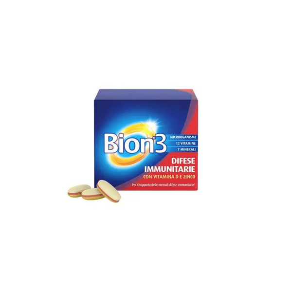 Bion3 Difese Immunitarie con Vitamina D e Zinco, 30 Compresse