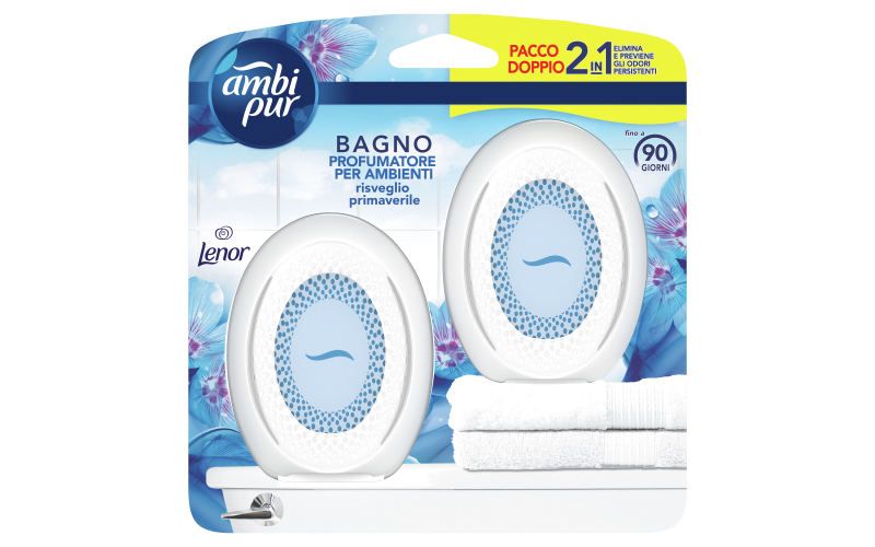 Ambipur Bagno Profumatore Per Ambienti Risveglio Primaverile 2pz — confronto prezzi
