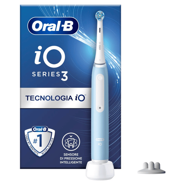 Oralb iO™ Series 3 Spazzolino Elettrico Blu 1 pz da denti