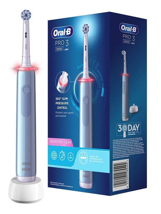 Oral-B Spazzolino Elettrico Ricaricabile Pro 3 3000 Blu, 2 Testine, 1 Spazzolino — confronto prezzi
