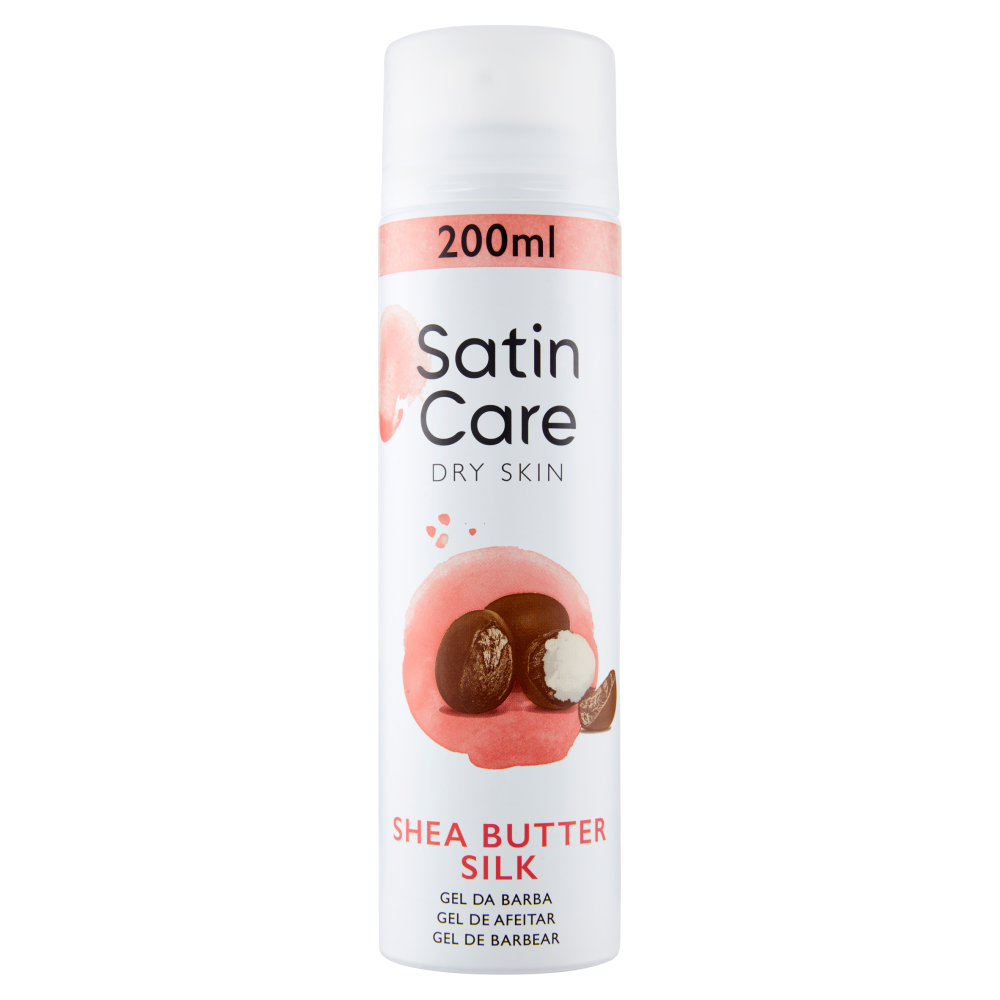 Gillette Venus Satin Care Gel Rasatura con Burro di Karité 200 ml