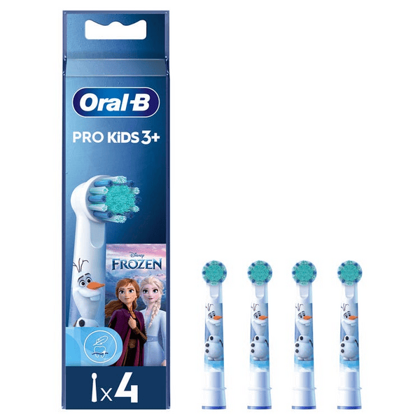 Oral-B Power Frozen Testine Di Ricambio 4 Pezzi