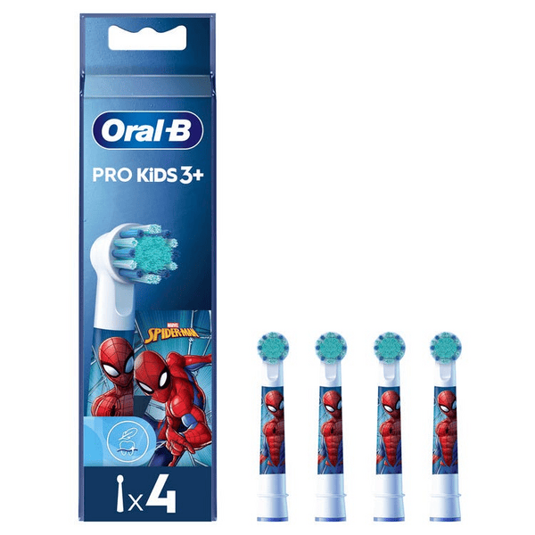 Oral-B Power Spiderman Testine Di Ricambio 4 Pezzi