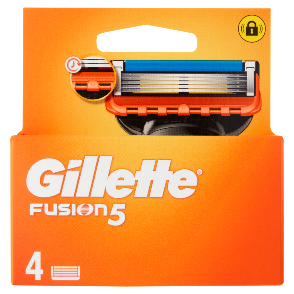 Gillette Lamette Fusion5 4 Pezzi