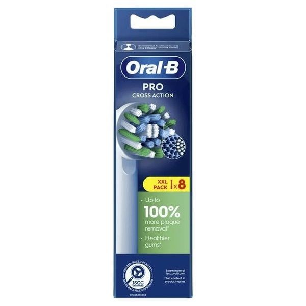 Oralb power refill eb50r crossaction 8 pezzi
