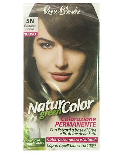Renee Blanche - Natur Green Color - tintura per capelli N. 5N castano chiaro