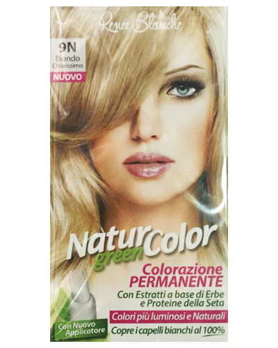Renee Blanche - Natur Green Color - tintura per capelli N. 9N biondo chiarissimo