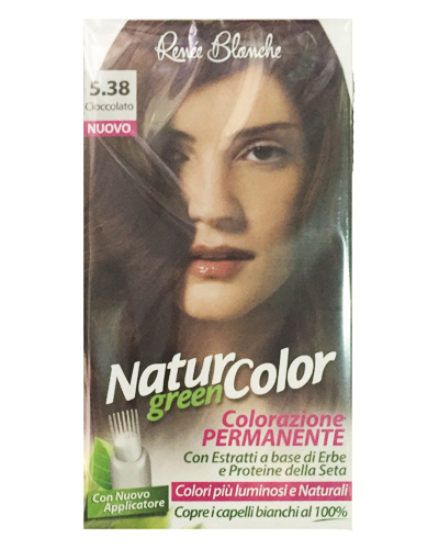 Renee Blanche - Natur Green Color - tintura per capelli N. 5.38 cioccolato