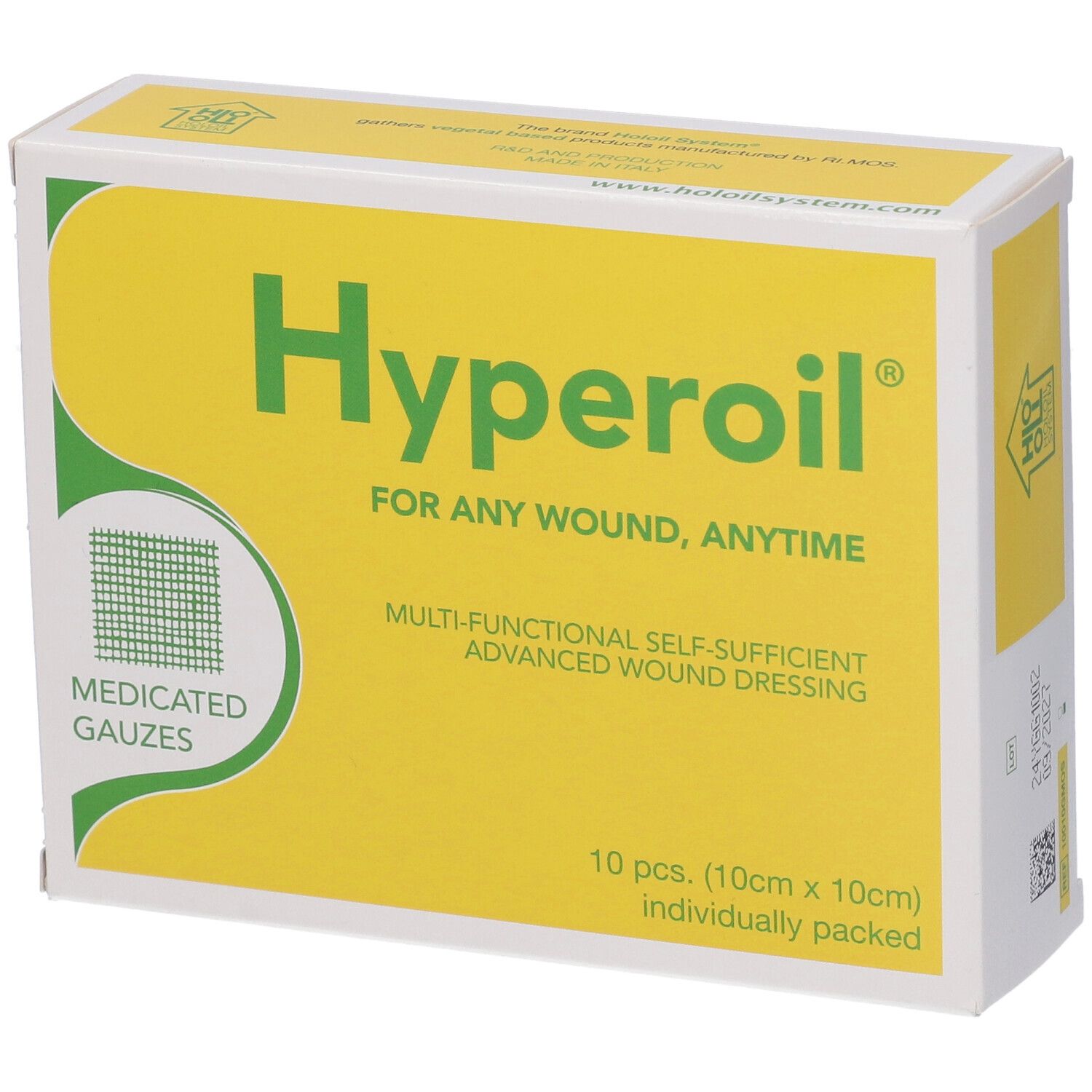 Hyperoil Garze Medicate 10x10 cm 10 pz Garza — confronto prezzi
