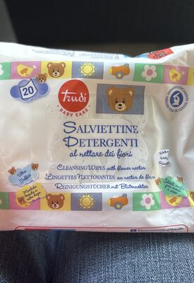 Trudi baby care salviettina detergente 20 pezzi