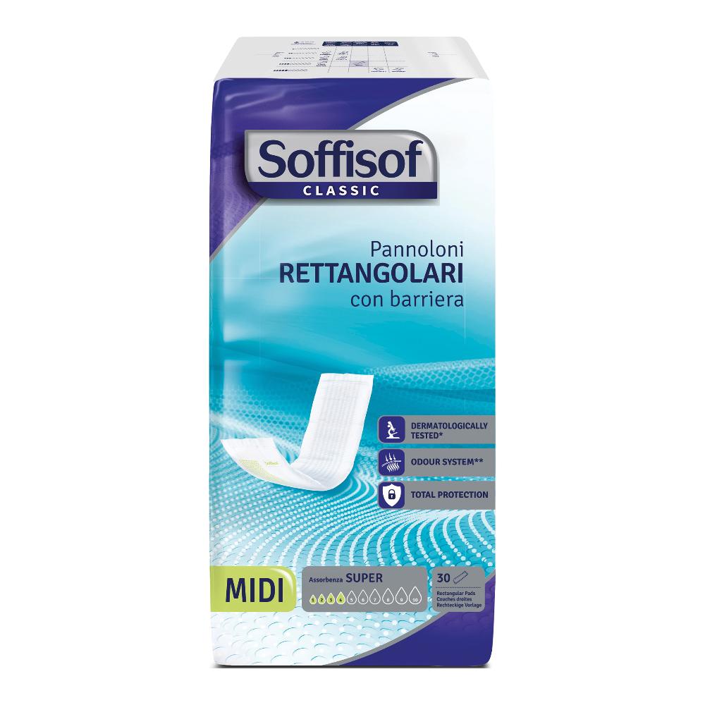 Pannolone Rettangolare Soffisof Classic Con Barriera 30 Pezzi St