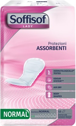 Soffisof Lady Normal Assorbenti Femminili Leggera Incontinenza - 1 Confezione 12 St
