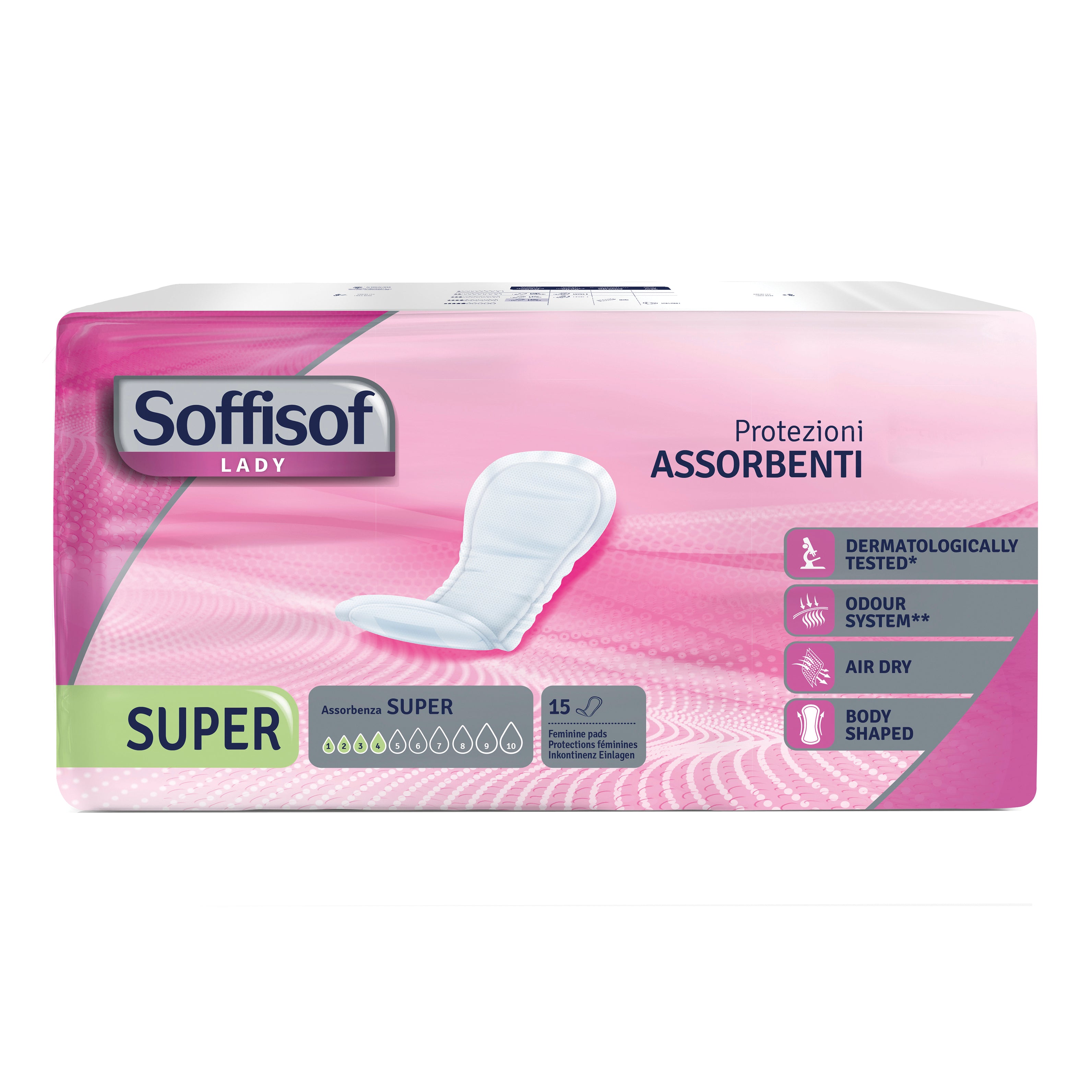 Soffisof Lady Air Dry Super 15 Pezzi