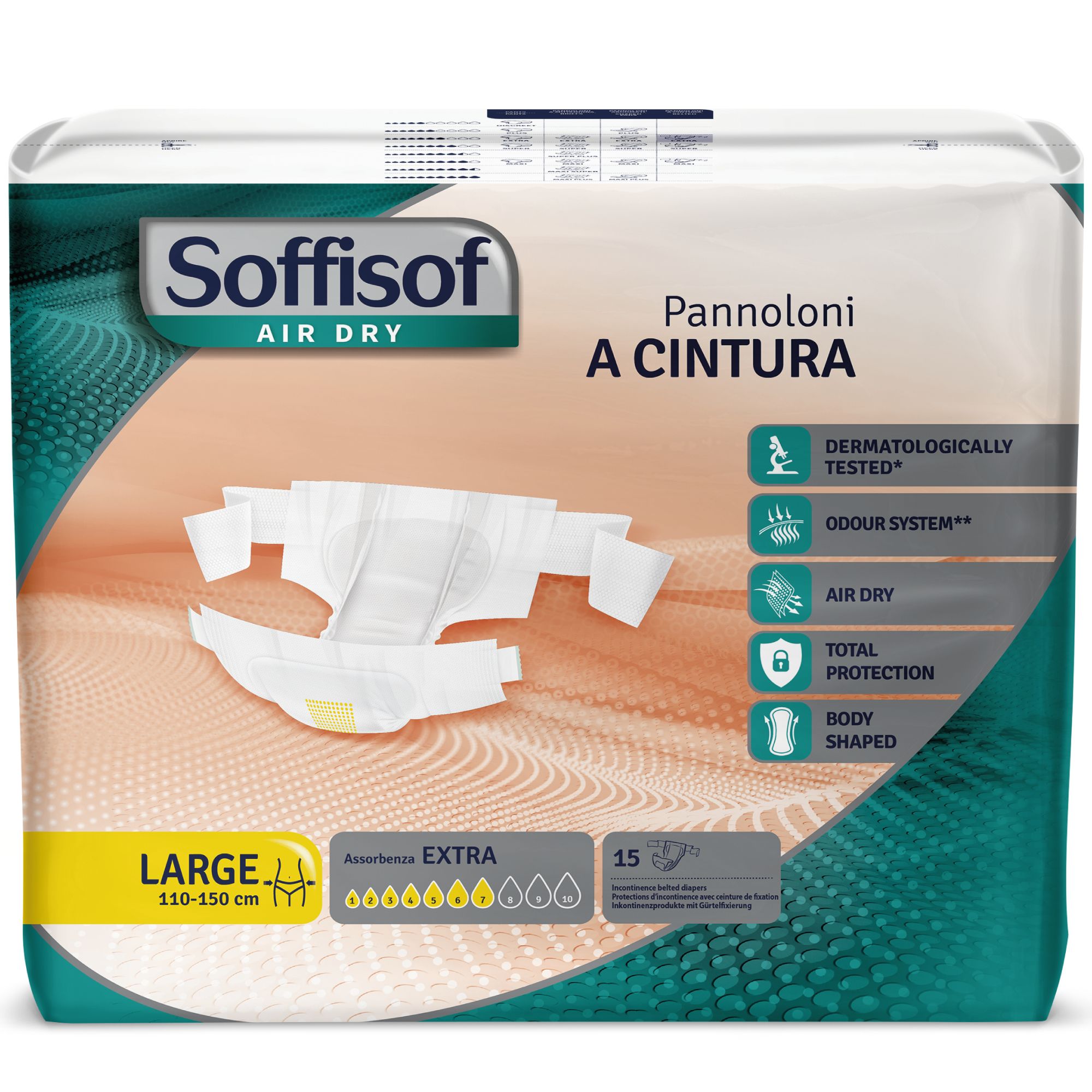 Soffisof Pannoloni con Cintura Extra 15 St