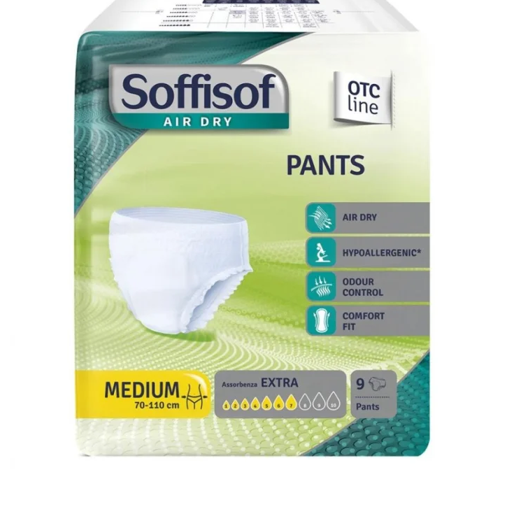 Soffisof Air Dry Pants Extra Pannoloni Per Incontinenza Taglia M 9 Pants