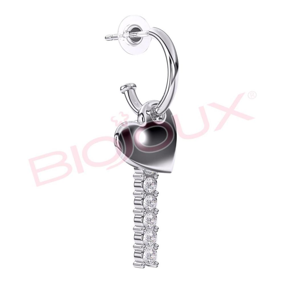 BJT283 ORECCHINI ITALA 11 MM STAINLESS STEEL