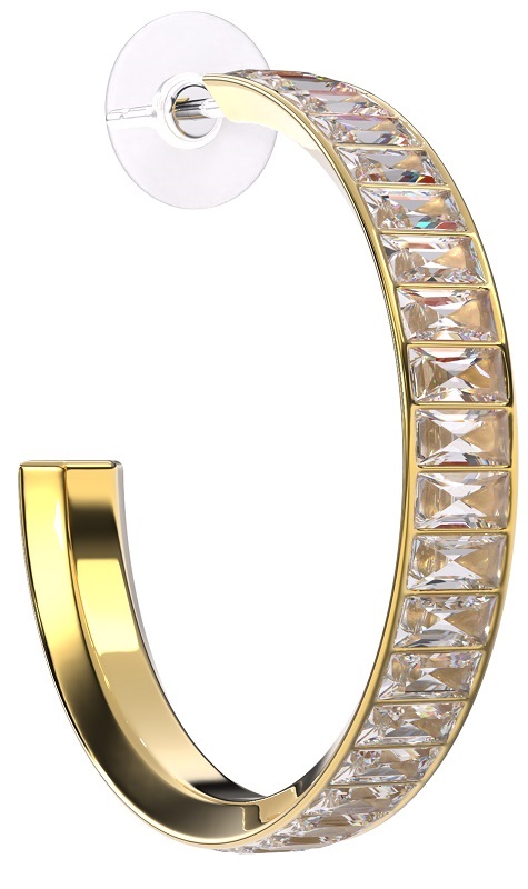 Biojoux Senja Orecchini In Acciaio Medicale Gold Plated