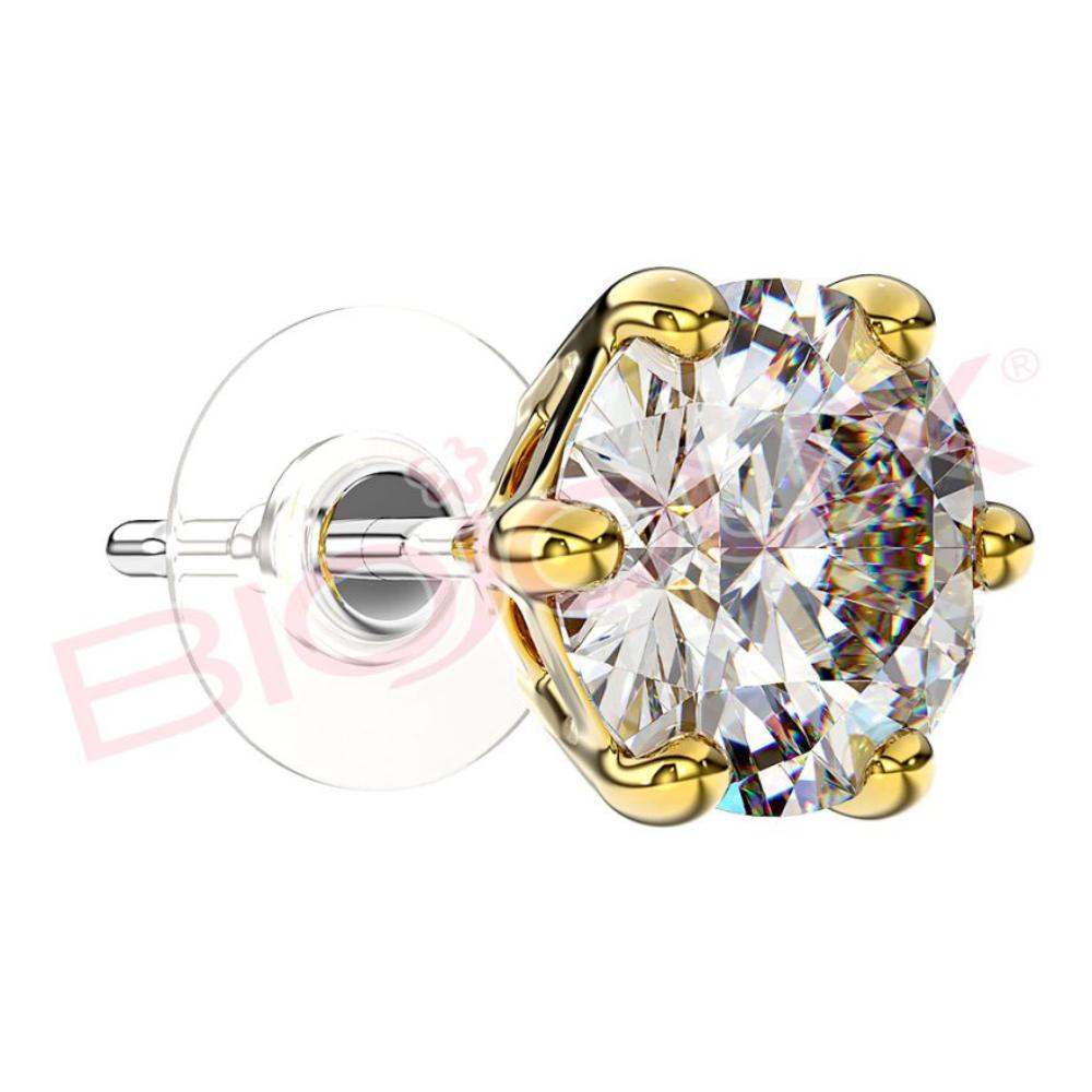 BJT395 ORECCHINO QUEEN CHARLOTTE 6MM GOLD PLATED — confronto prezzi