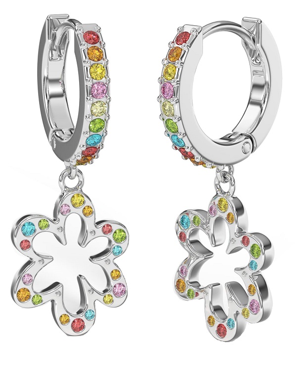 Biojoux Santorini/cristalli Orecchini In Acciaio Medicale Stainless Steel