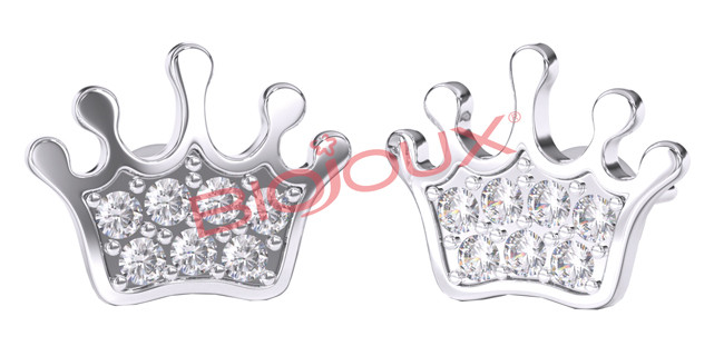 Bjt705 orecchini baby crown ss — confronto prezzi