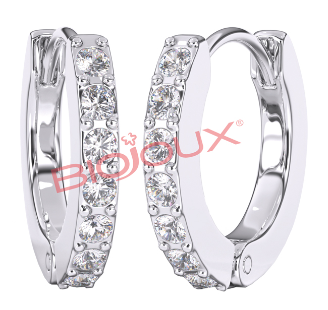 Orecchini White Crystal Hoop — confronto prezzi