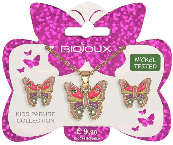 Biojoux Fly Unicorn Parure Con Collana E Orecchini Acciaio Medicale Gold Plated — confronto prezzi