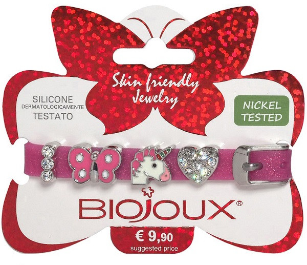 Biojoux Fucsia Braccialetto In Silicone