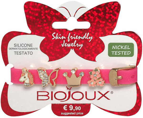 Biojoux Rosa Braccialetto In Silicone