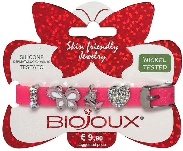 Biojoux Rosa Braccialetto In Silicone