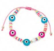 Biojoux Yasmin Fun Braccialetto Acrilico E Ottone 16cm 2 Pezzi