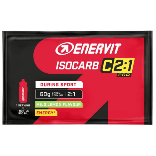 Enervit Isocarb C2:1 Bevanda Istantanea Energetica Gusto Limone 65 gr