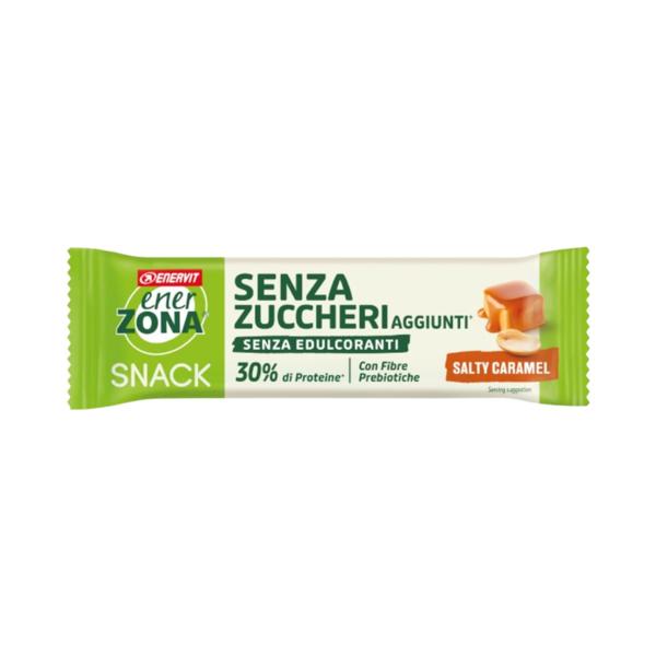 EnerZona Snack Salty Caramel 33 gr Barretta Proteica gusto Caramello Salato Senza Zuccheri Aggiunti
