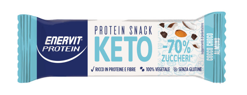 Enervit Protein Snack Keto Barretta Proteica Cocco e Cioccolato 35 gr
