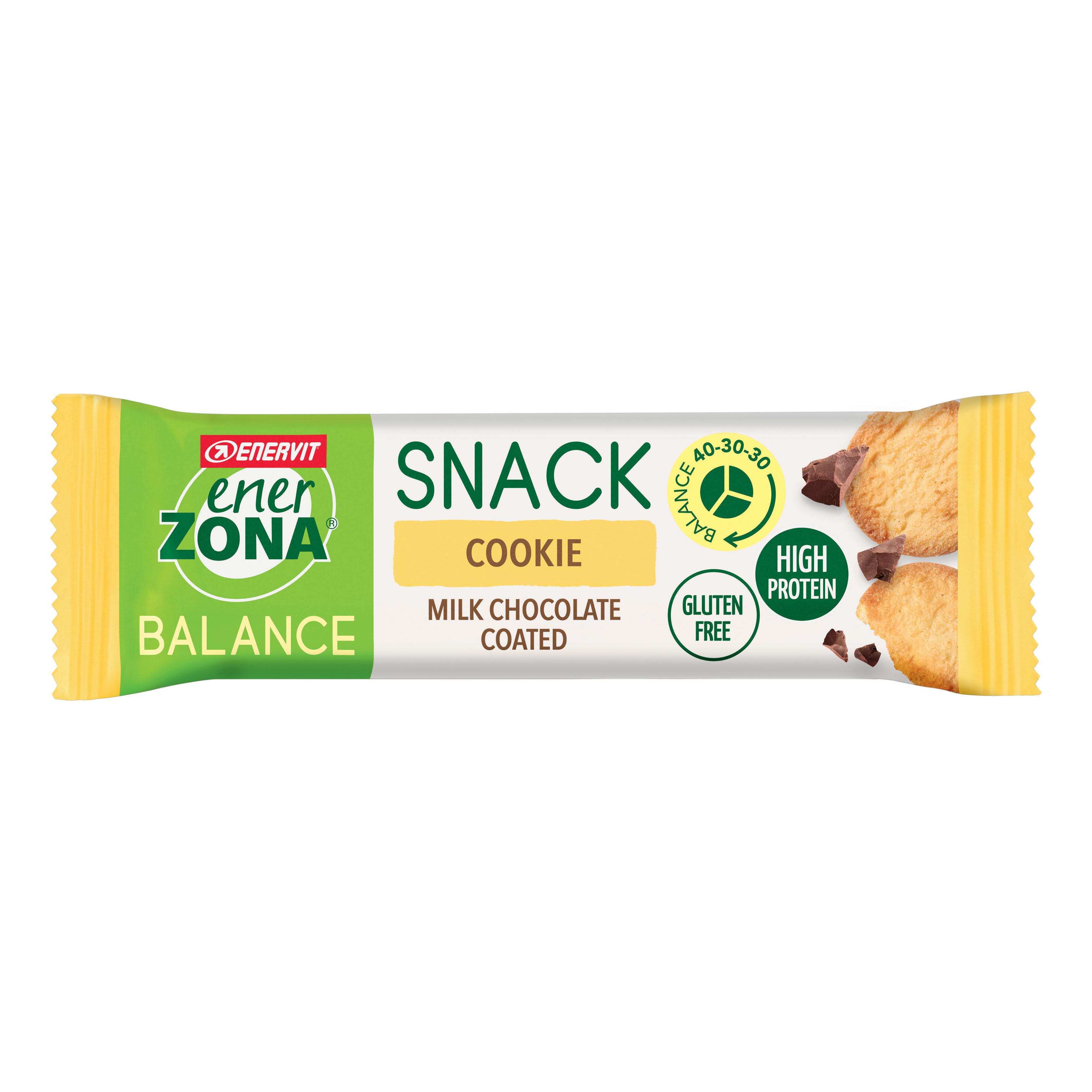 Enerzona snack cookie milk ciocholate 33 g