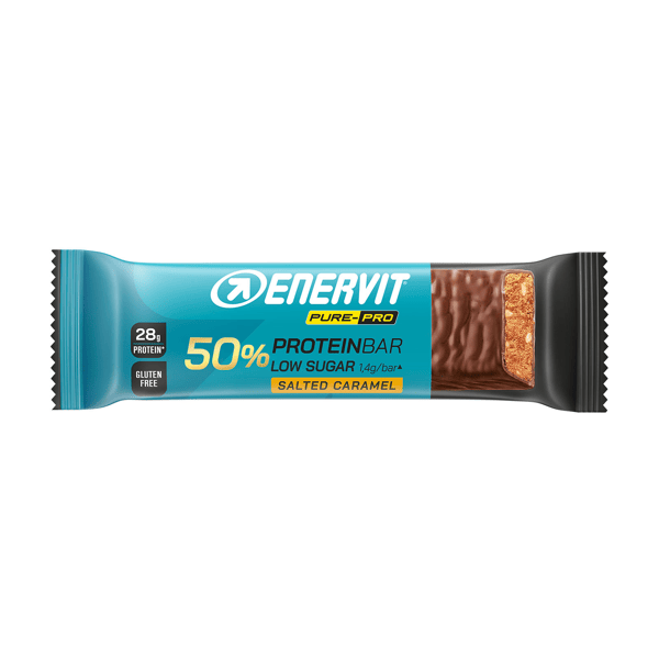 Enervit Pure-Pro Protein Bar 50% Cioccolato al Latte e Caramello Salato 55g