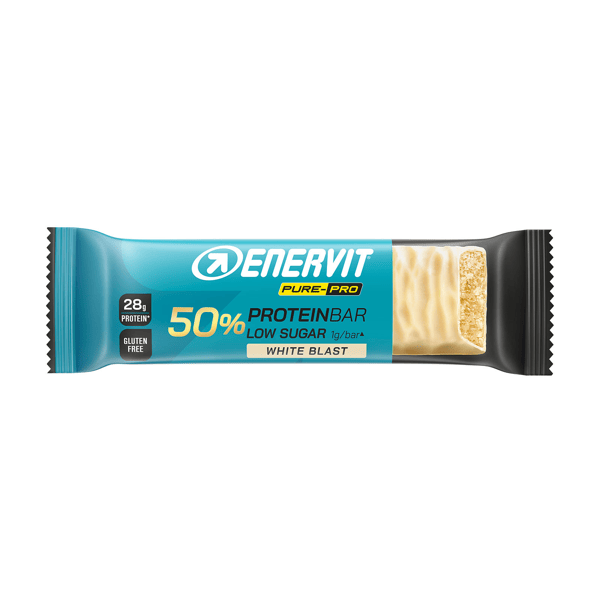 Enervit Pure Pro Protein Bar 50% Cioccolato Bianco White Blast 55 g
