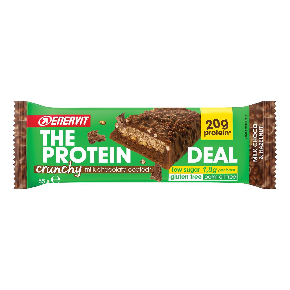 Enervit The Protein Minis Barretta Proteica Crunchy e Cioccolato a Latte 33 gr