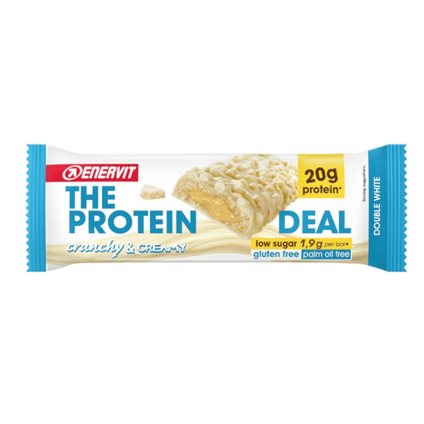 Enervit The Protein Deal Double White Barretta Protetica Cioccolato Bianco 55 gr