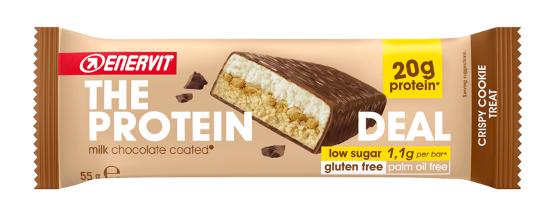 Enervit The Protein Deal Barretta Proteica Gusto Crispy Cookie Treat 55 gr