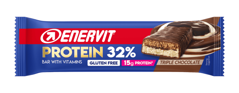 Enervit Protein - 32% Barretta Proteica Triple Chocolate, 45g