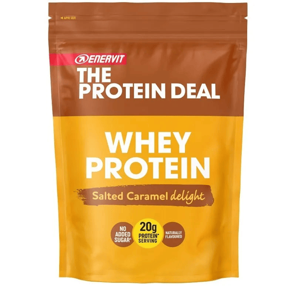 Enervit The Protein Deal Whey Caramello 300g Integratore Proteico per Massa Muscolare