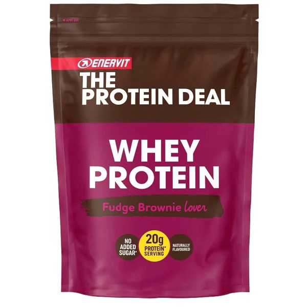 Enervit The Protein Deal Whey Brownie 300g Integratore Proteico in Polvere per Massa Muscolare