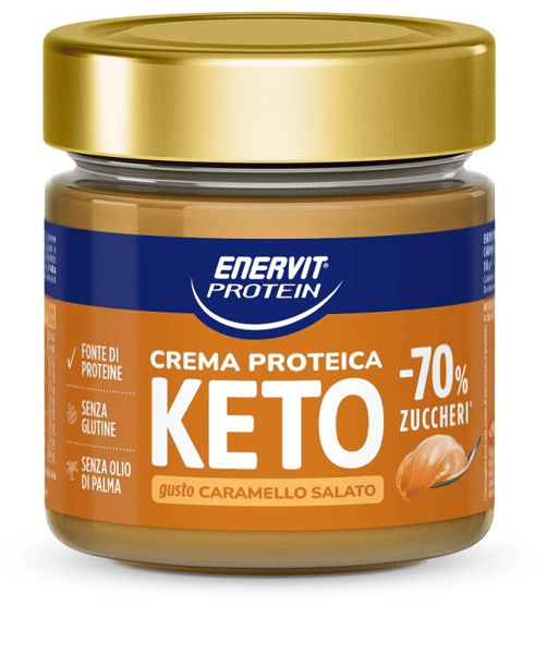 Enervit Protein Crema Keto Crema Proteica al Caramello Salato 180 g