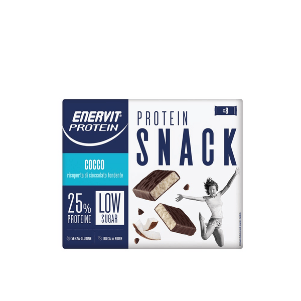 Enervit Protein Snack Barretta Proteica al Cocco e Cioccolato 8 Barrette