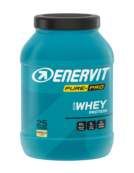 Enervit 100% Whey Protein Concentrate Proteine Massa Muscolare Gusto Vaniglia 420 gr
