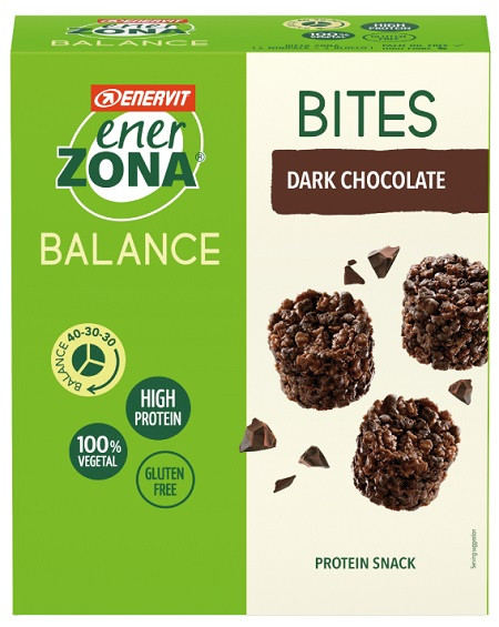 Enerzona MiniRock 40-30-30 Cioccolato Fondente 5 Minipack da 24g