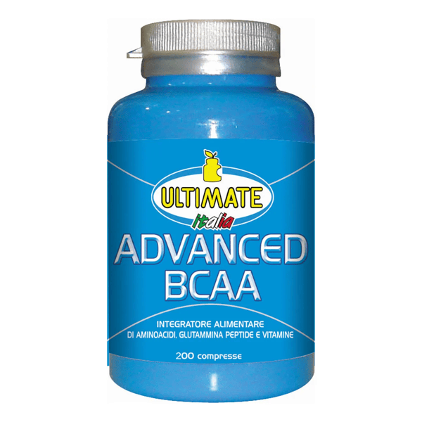 Ultimate Sport Advanced BCAA Integratore Aminoacidi Ramificati 200 Compresse