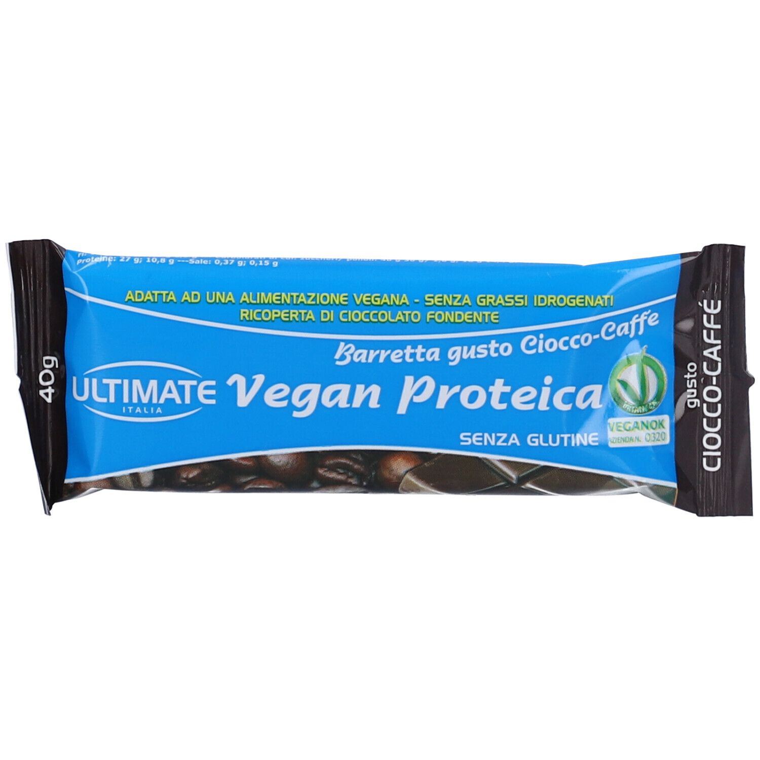 Ultimate Barr Vegan Proteica Ciocco Caffe' 40 g Barretta — confronto prezzi