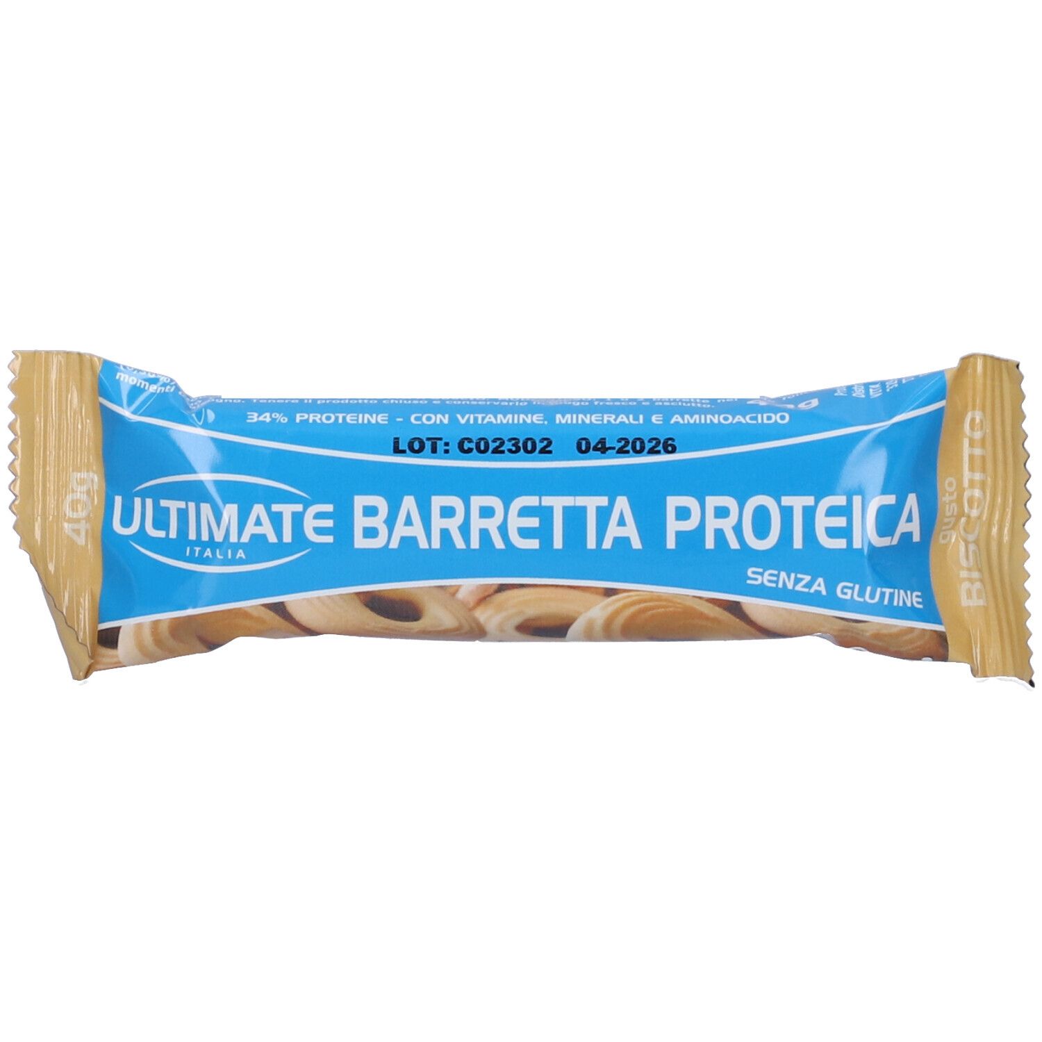 Ultimate Barretta Proteica Biscotto 40 g