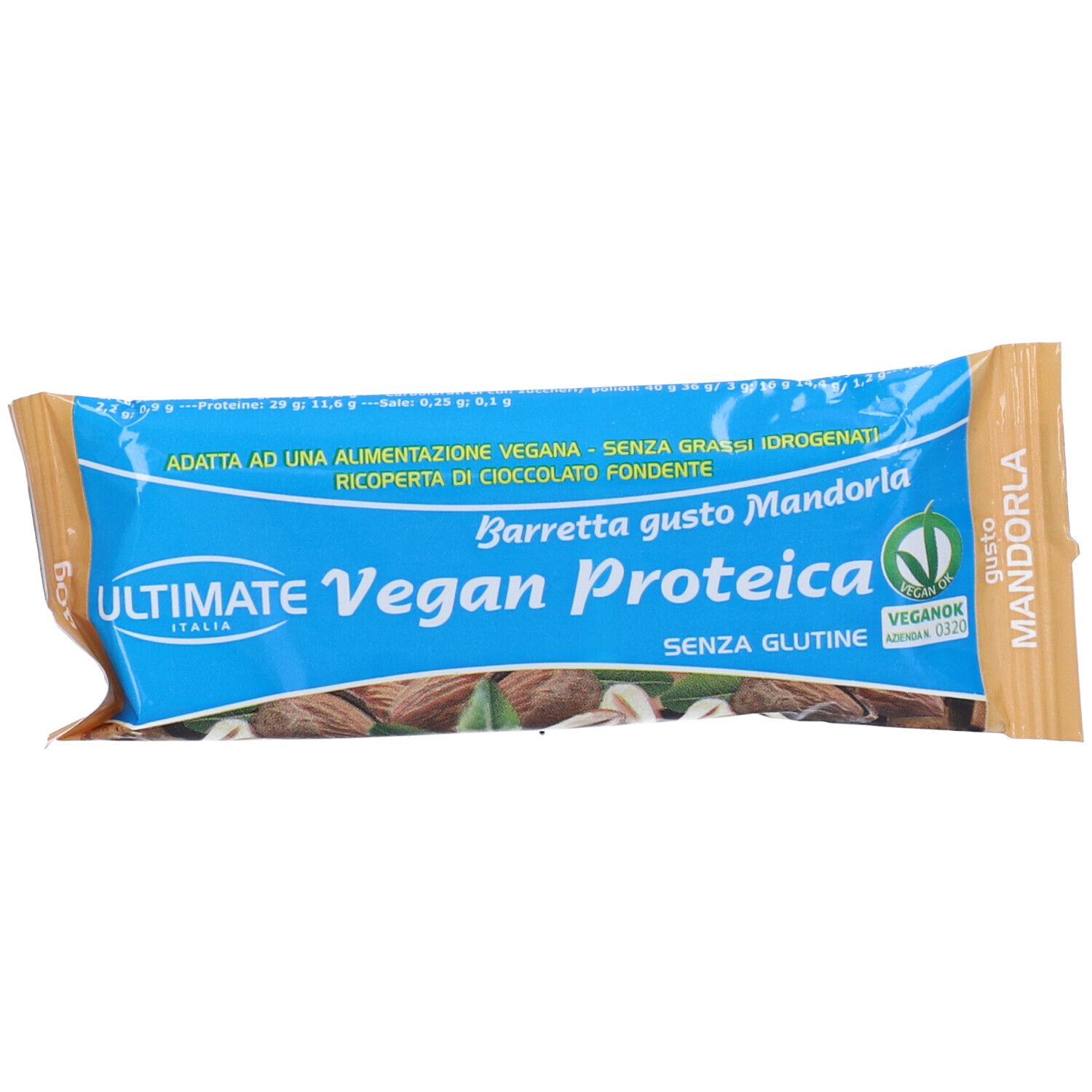 Barretta Gusto Mandorle Vegan Proteica 40 g
